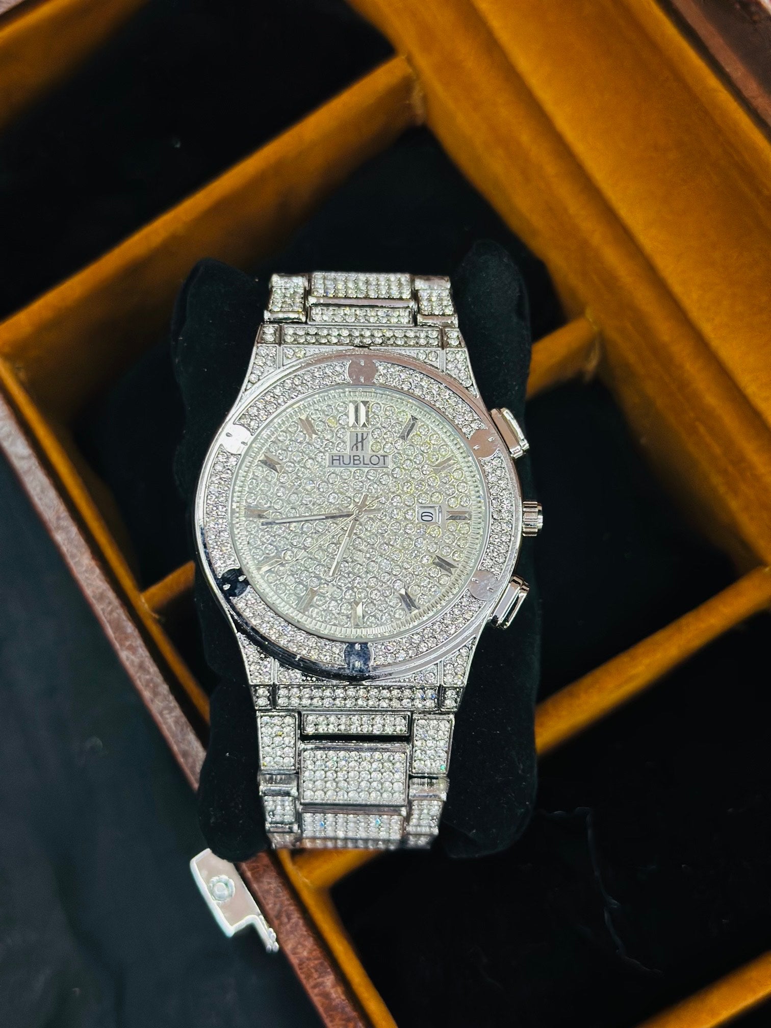 Hublot stone watch .