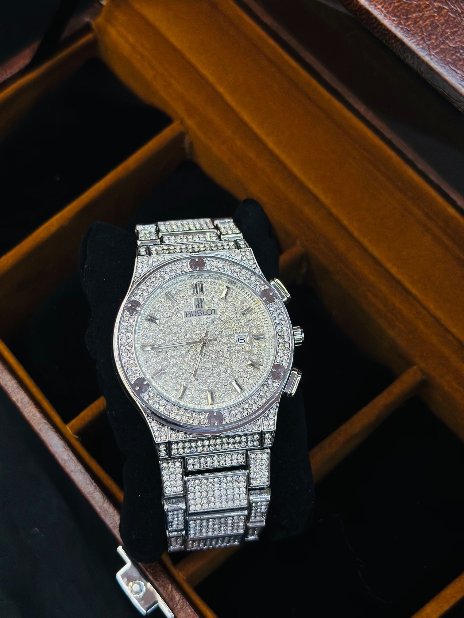 Hublot stone watch .