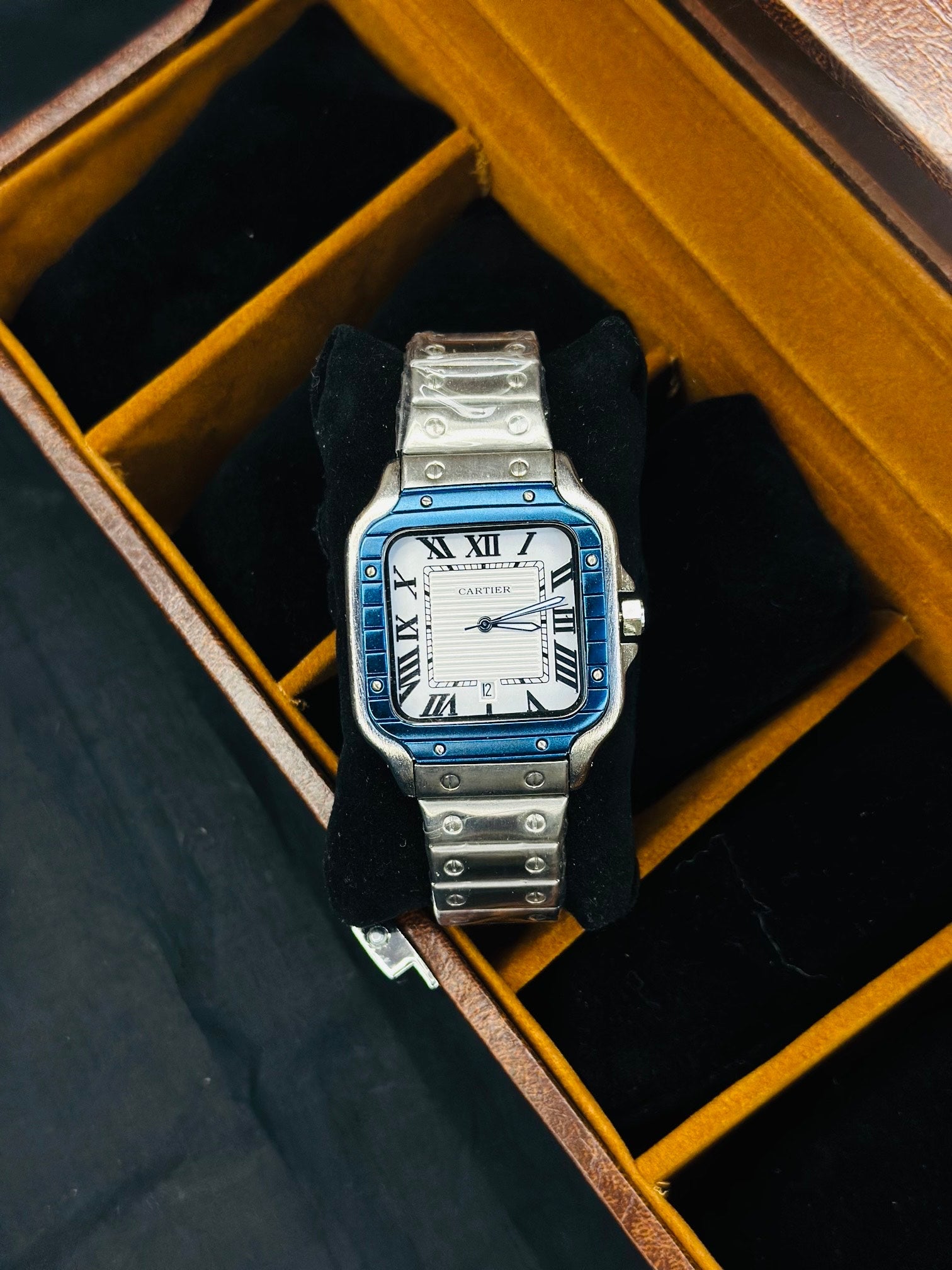Cartier Blue inspired Watch