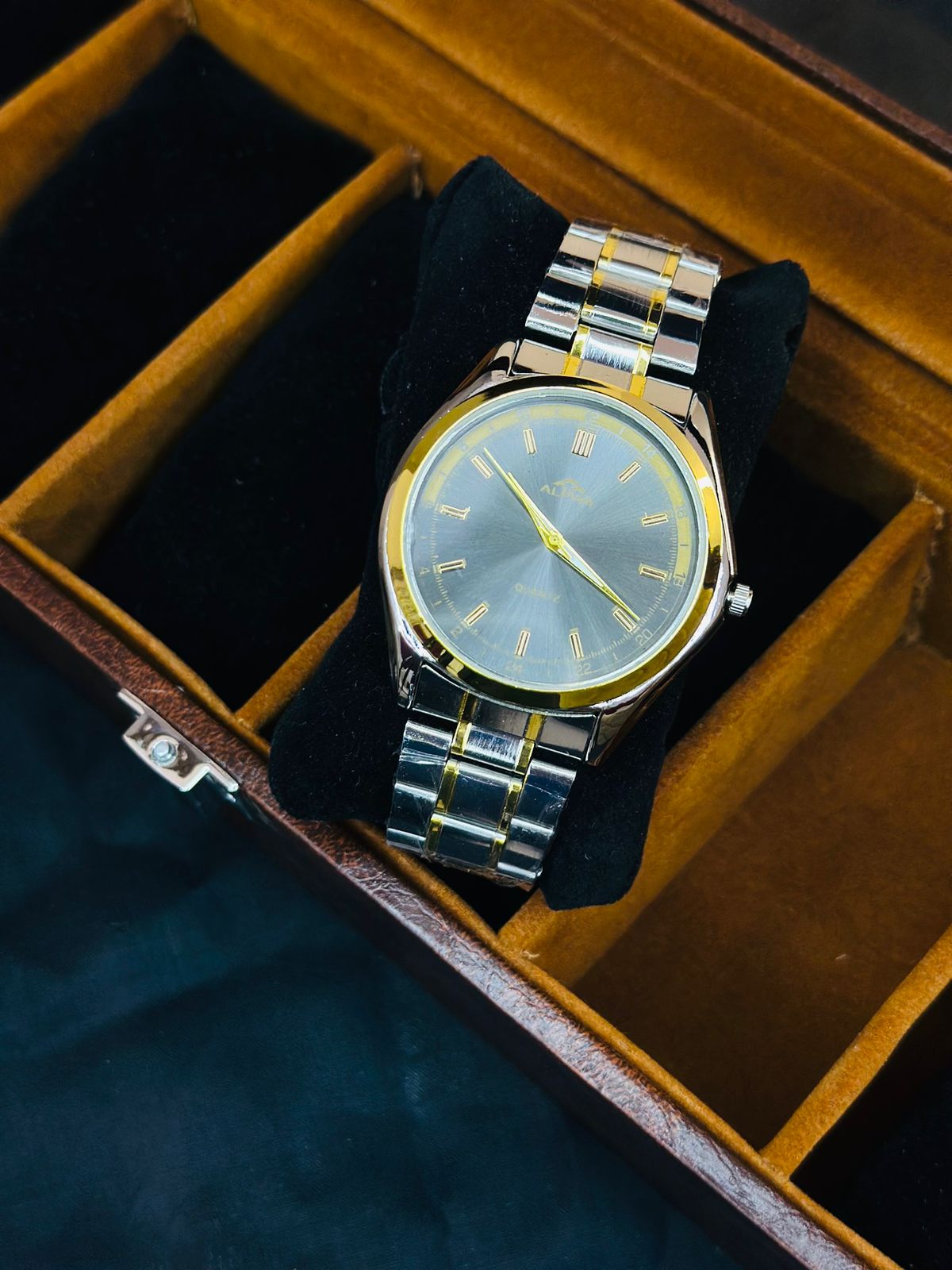 Alpha stainlees steel watch