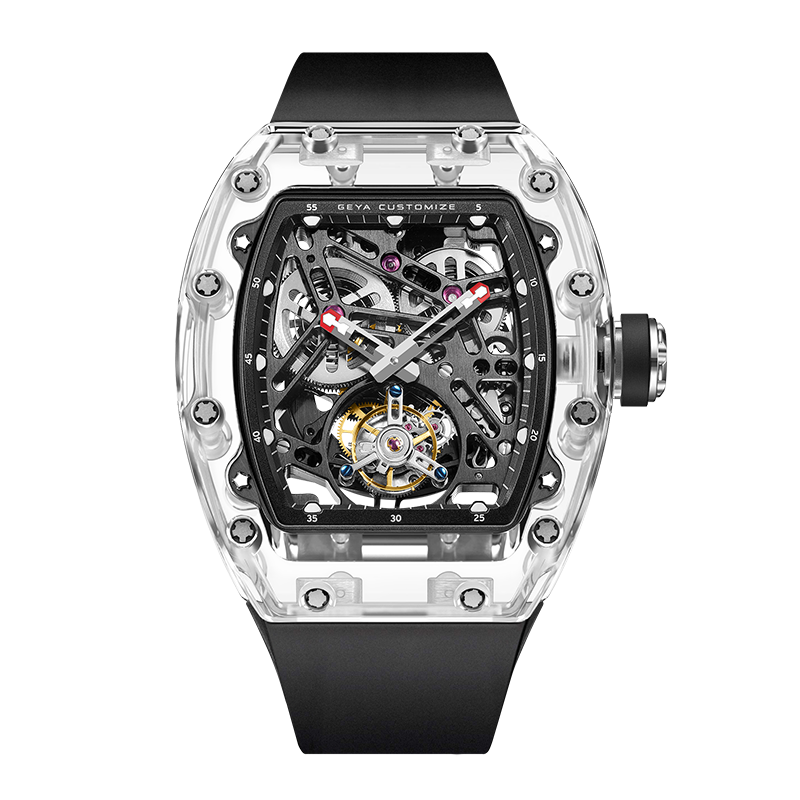 R.M watch with box & bag.